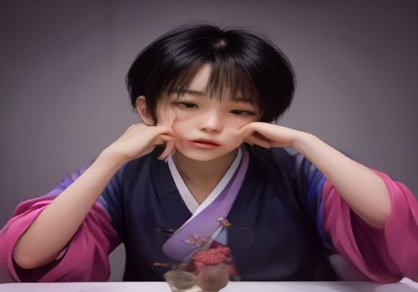 萝幼社平台首页界面展示，薰衣草紫与薄荷绿配色的孟菲斯风格设计，充满活力的几何装饰元素，新手用户正在浏览内容资源
